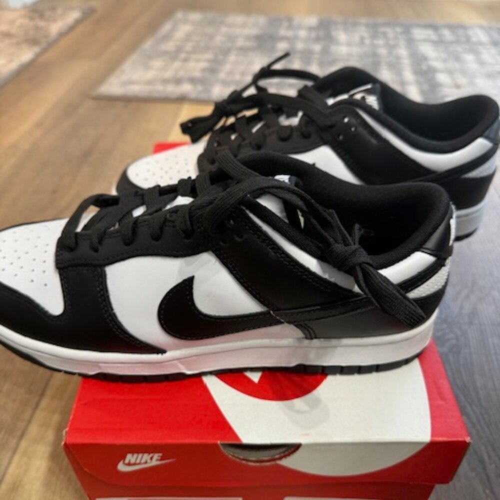 NEW WITH BOX - DD1391-100 Nike Dunk Low Retro Panda White Black (Men's) Size 9